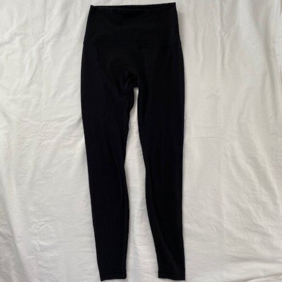 LULULEMON Athletica Black Leggings Tights Size 8 - Picture 2 of 6